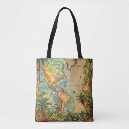 Tote-vintage atlas samling Tote väska