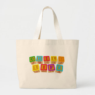 Totebag för barnlivkvarter jumbo tygkasse