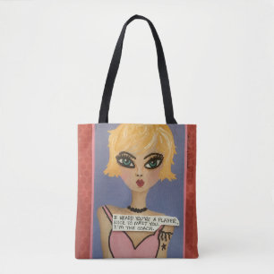 Totebag- JAG HÖRDE ATT DU är EN PLAYER. Tygkasse