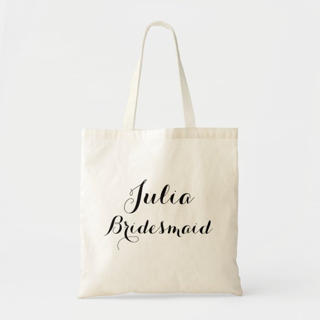 totebag med eget namn tygkasse (Framsidan)