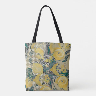 Totebag Shoppingväska Citron Tygkasse