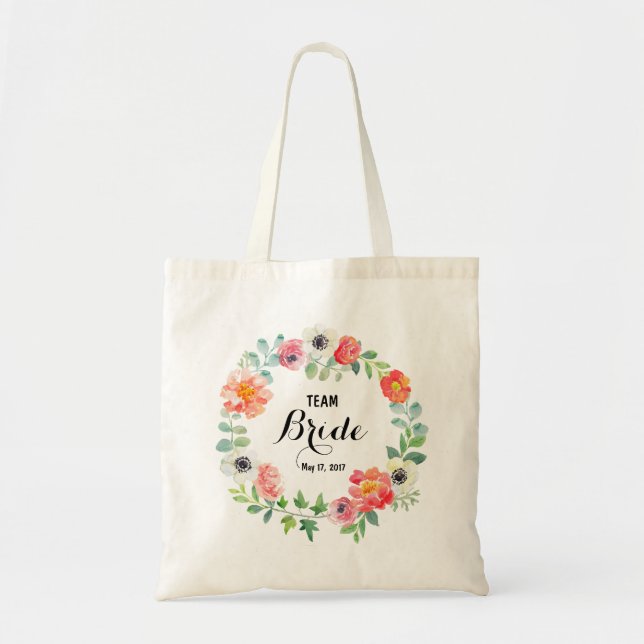 Totebag - Team Bride Tygkasse (Framsidan)