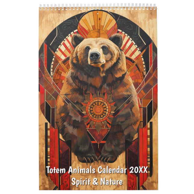Totem Animals Calendar 2026 – Spirit & Nature Kalender (Omslag)