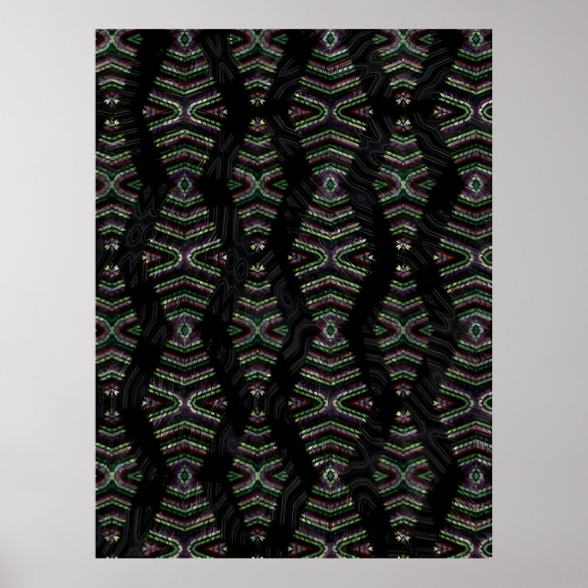 Totem - Ken Gage Abstrakt Art Poster (Framsidan)