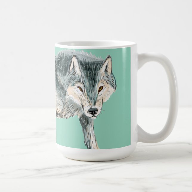 Totem polar wolf kaffemugg (Höger)