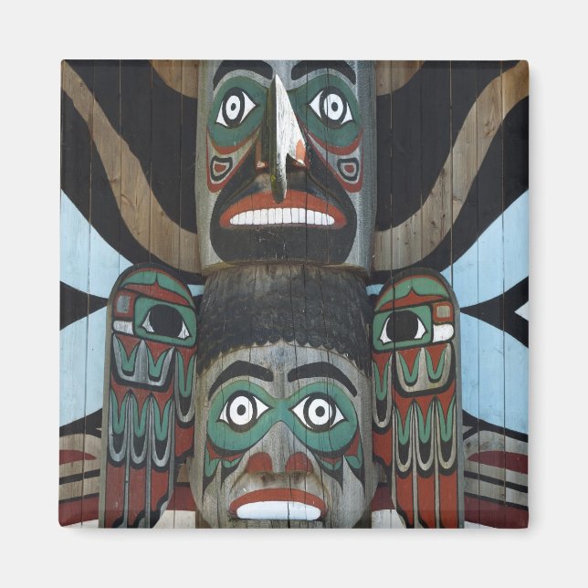 Totem Pole Magnets Magnet (Framsidan)