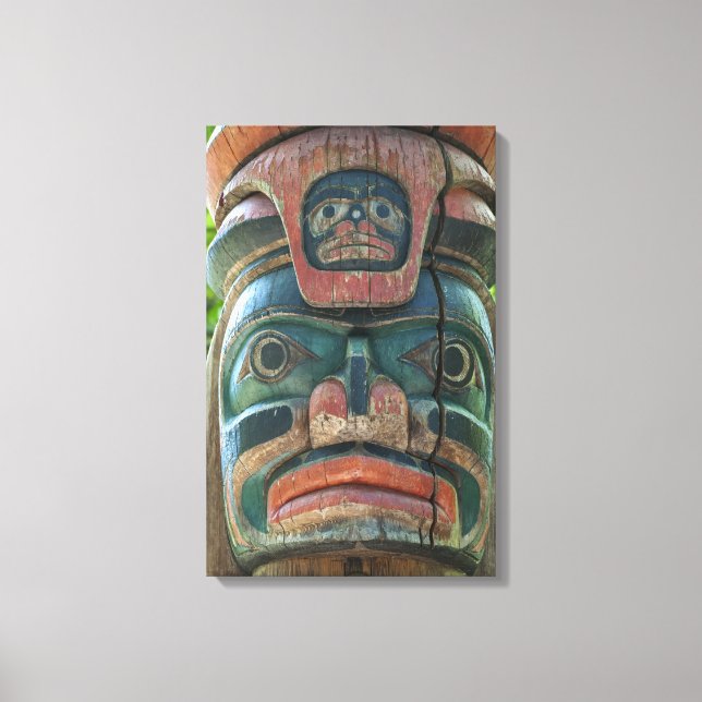Totem Pole Omlindad Canvas (Framsida)