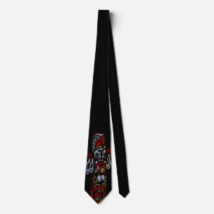 Totem Pole Ties First Nationes Art Tie Necktie Slips