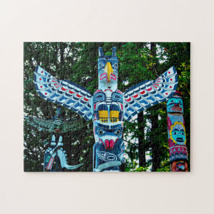Totem Pole Vancouver. Pussel