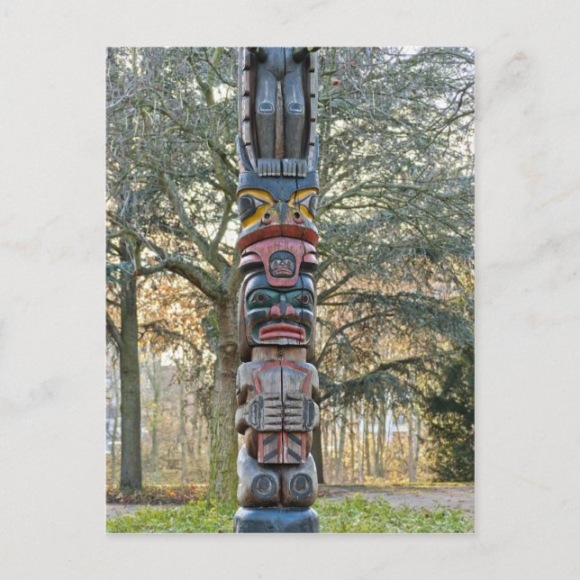 Totem Pole Vykort (Framsida)