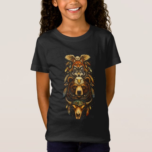 Totem Uppstigande T Shirt (Framsida)