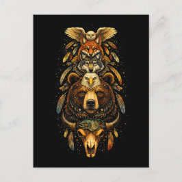 Totem Uppstigande Vykort