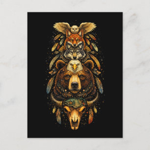 Totem Uppstigande Vykort