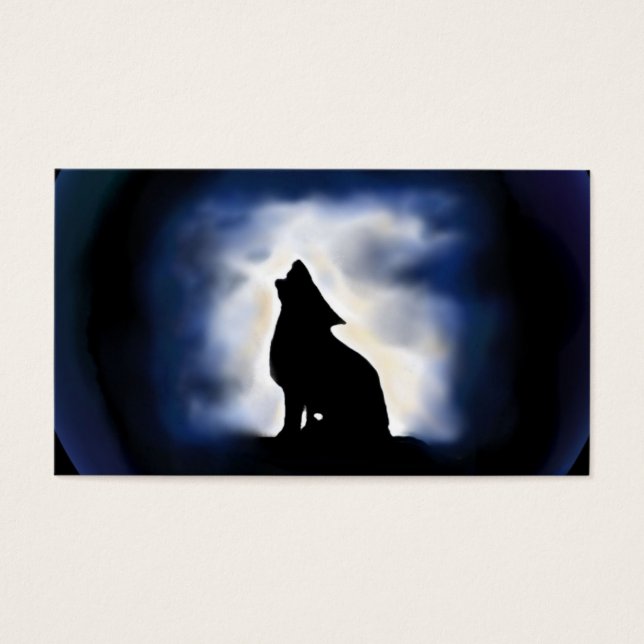 totem - varg visitkort (Framsidan)