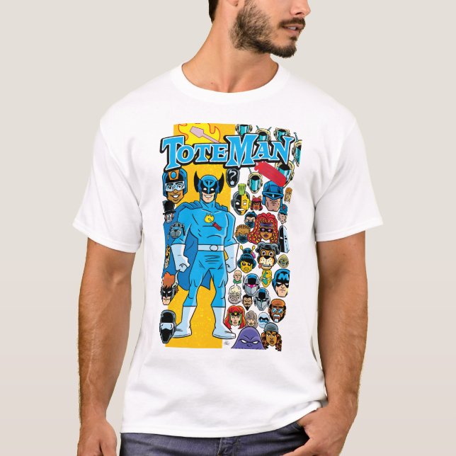 ToteMan Cast T Shirt (Framsida)