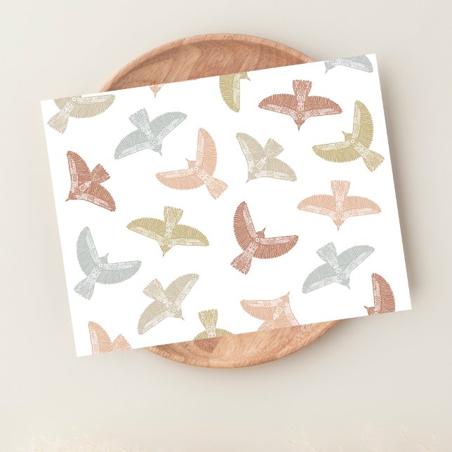 Totemfåglar Folkkonst Vykort (Skapare uppladdad)