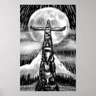 TotemPole konst Poster