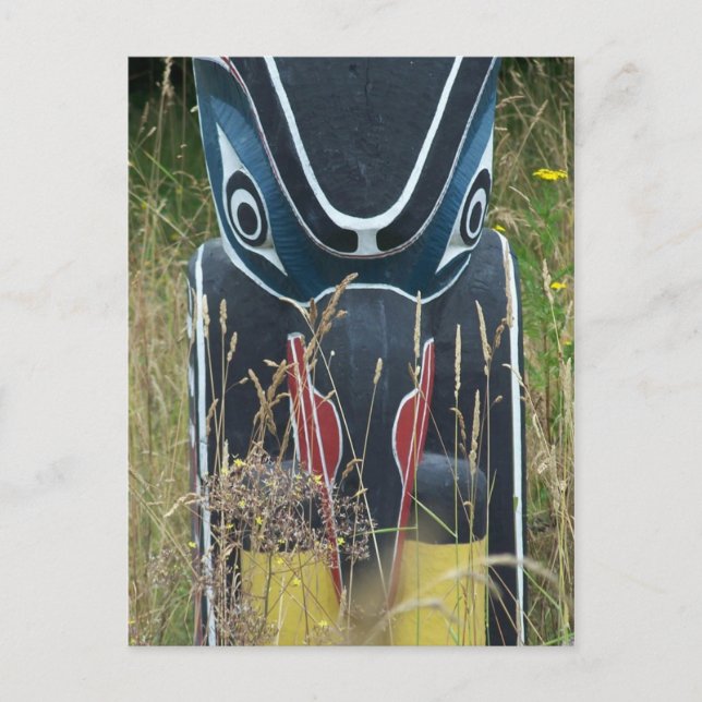 Totemstolpebas Vykort (Framsida)