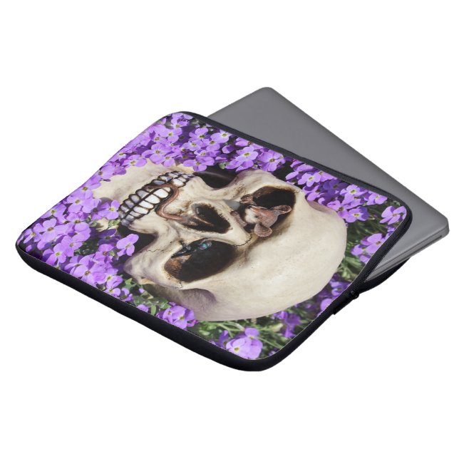 Totenkopf - Gothic / Gerätehülle Laptop Fodral (Framsida topp)