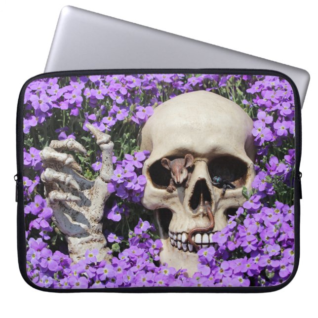 Totenkopf - Gothic / Gerätehülle Laptop Fodral (Framsidan)