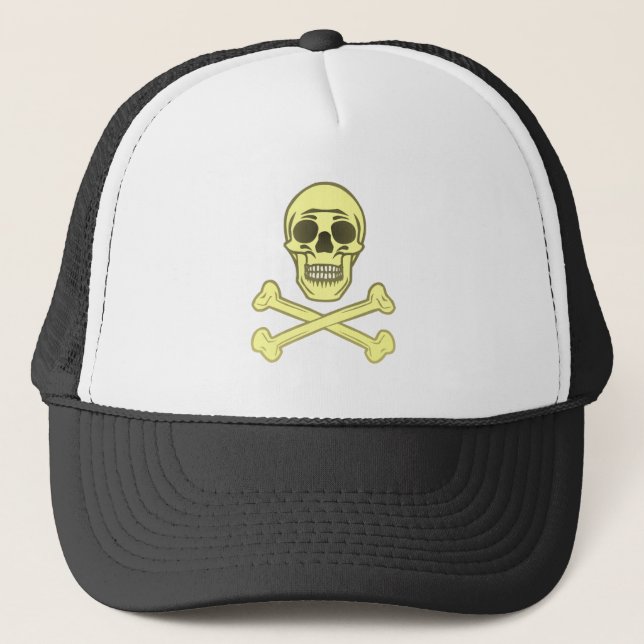 Totenkopf Schädel Knochen skull bones Keps (Framsida)