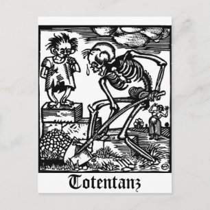 Totentanz Död och vykort