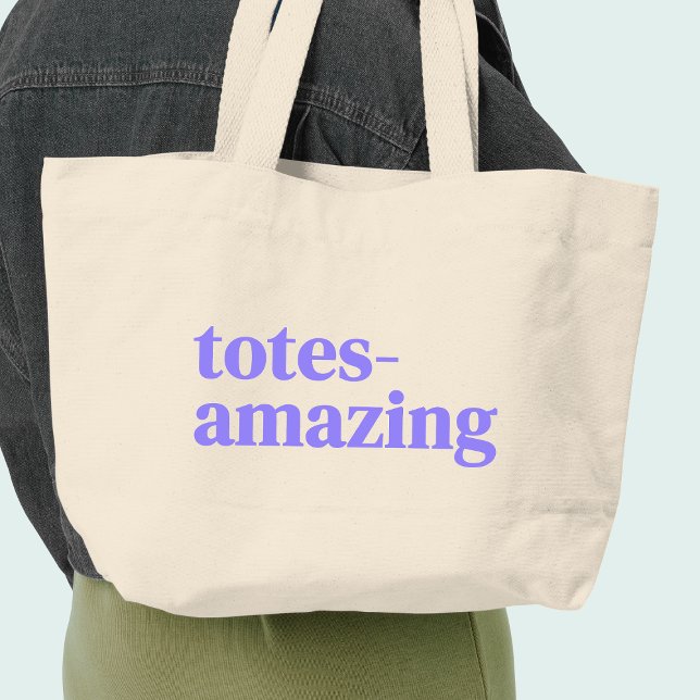 Totes Fantastisk Lilac Quote Art Tote Bag Jumbo Tygkasse (Skapare uppladdad)