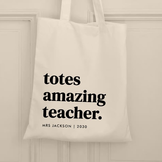 Totes Fantastisk Teacher Tote Bag Tygkasse (Skapare uppladdad)