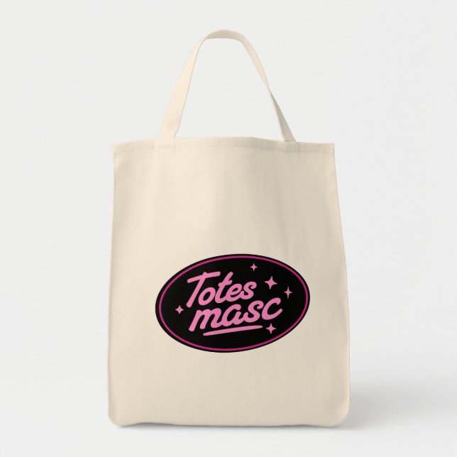 Totes Masc Silly Tote Bag Tygkasse (Framsidan)