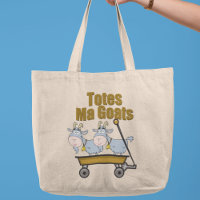 Totes Morsa Goats Funny Tote Bag