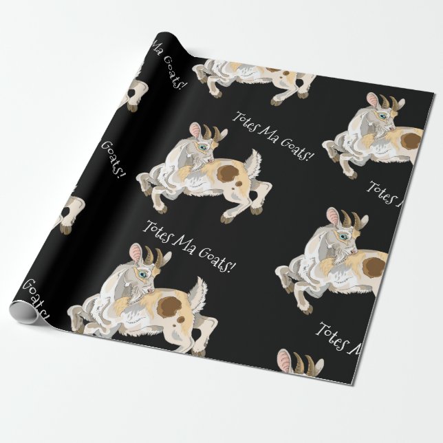 Totes Morsa Goats Presentpapper (Utrullad)
