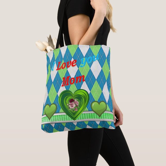 Toteväska Mors dag Tygkasse (Närbild)