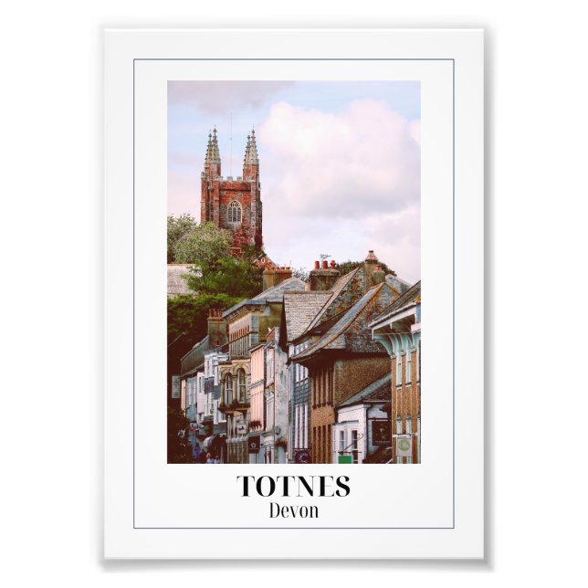 Totnes Devon Fototryck (Framsidan)