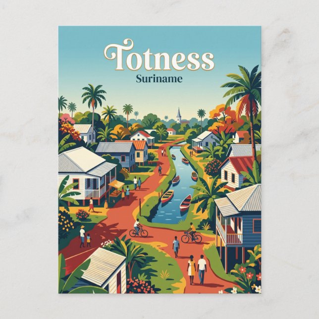 Totness Surinam Vykort (Framsida)