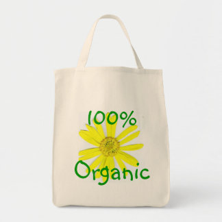 TOTO FÖR 100% ORGANISK GULT DAISEY TYGKASSE