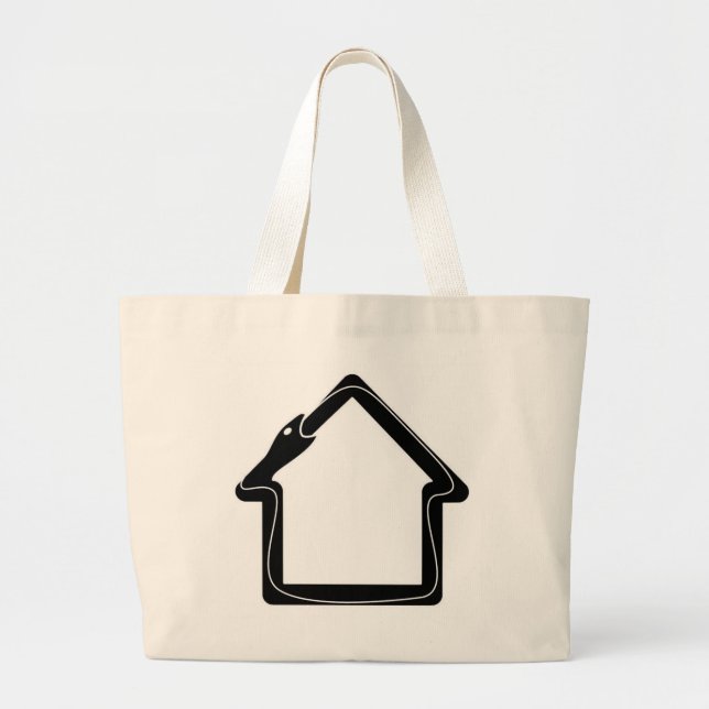 Toto för återvinningadministrationskanfas jumbo tygkasse (Framsidan)