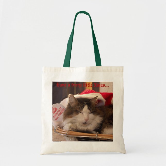 Toto för Bah Humbugkatt Tygkasse (Framsidan)