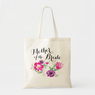 Toto för budens mammavattenfärgblommor tygkasse