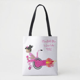 Toto för ClaraBelle blåttperfekt - VIT Tygkasse