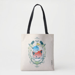 Toto för Emblem för Mewshroom kattungeKawaii Tygkasse