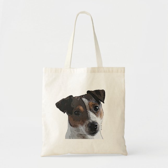 Toto för jackRussell Terrier Tygkasse (Framsidan)
