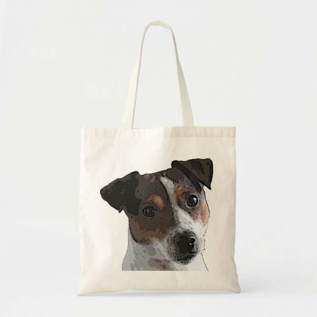 Toto för jackRussell Terrier Tygkasse (Framsidan)