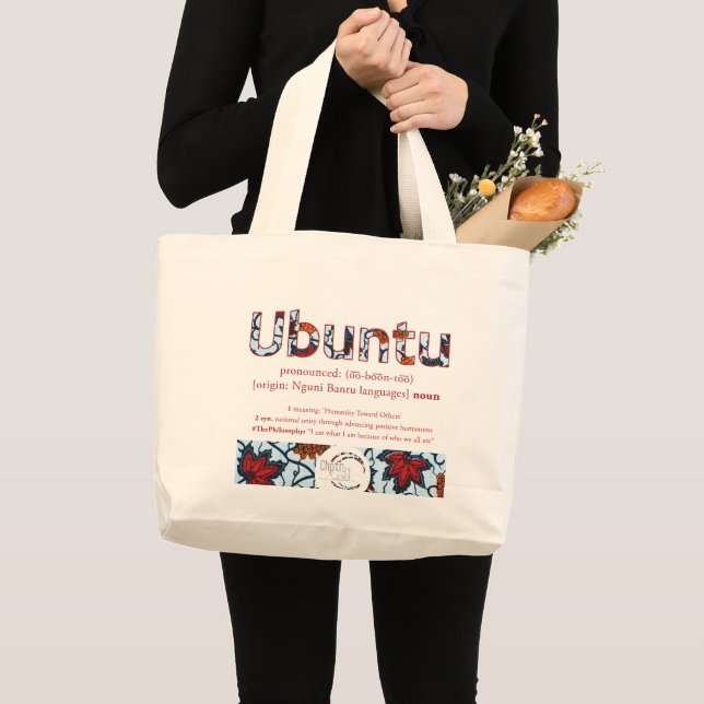 Toto för jumbo "Ubuntu" för naturlig fiber Tygkasse (Framsida (produkt))