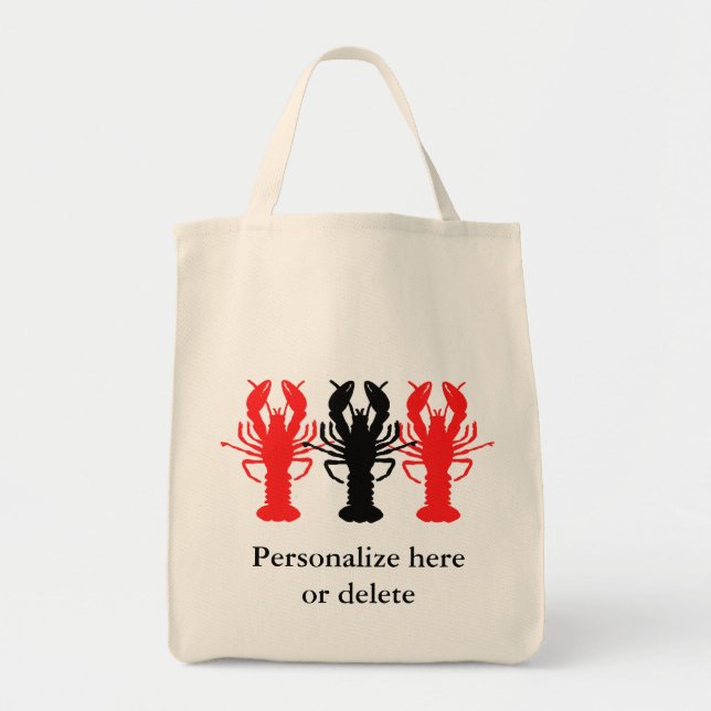 Toto för kräftorTriolivsmedel Tygkasse (Framsidan)