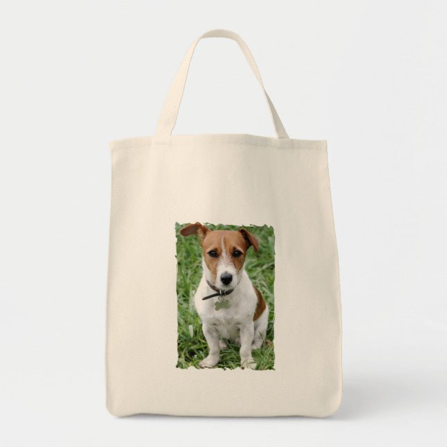 Toto för livsmedel för jackRussell Terrier Tygkasse (Framsidan)