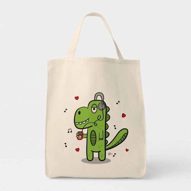 Toto för Rockosaur Dinosaurlivsmedel Tygkasse (Framsidan)