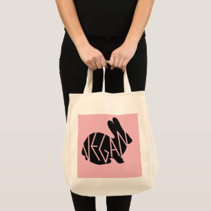 Toto för Vegankaninlivsmedel Tygkasse
