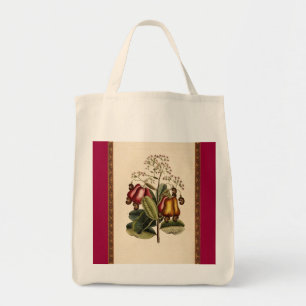 Toto för vintageBotantical illustration Tygkasse