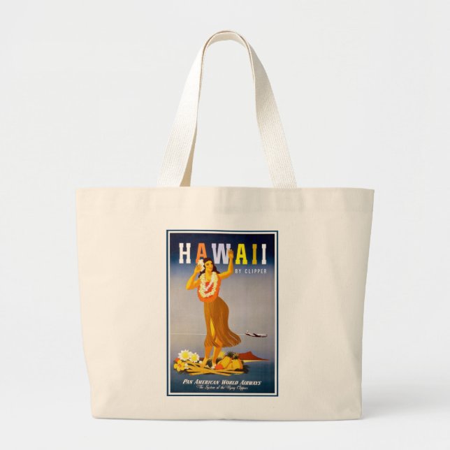 Toto-Hawaii vintageannonsering Jumbo Tygkasse (Framsidan)