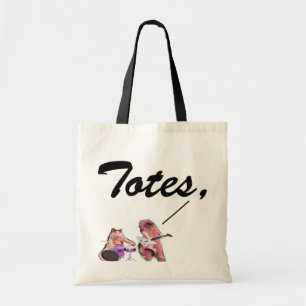 Toton hänger lös tygkasse